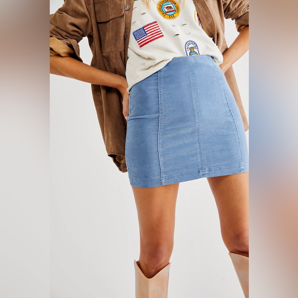 Modern Femme Denim Mini Skirt